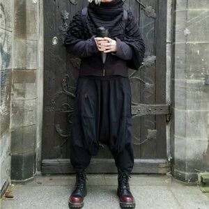 Francesca’s Soft Black Knit Poncho